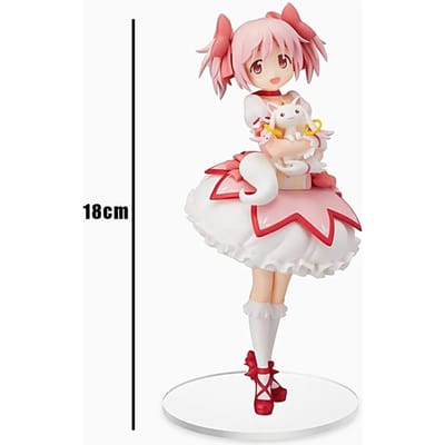-18cm Madoka Kaname Actiefiguur (Staande Versie) Gloednieuwe Anime Statue voor Collectie Weergave Perfect Verjaardagscadeau
