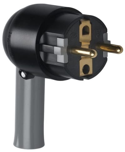 Draaibaar stopcontact 230V - Zwart