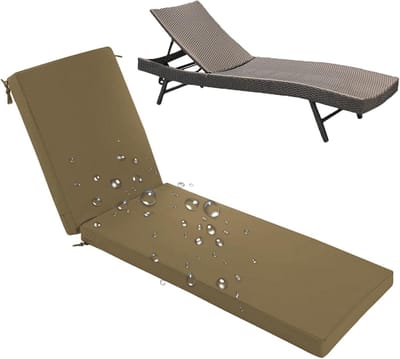 Waterdicht Zitkussen - Buitenmatras Tuinkussen - Tuinontspanning Buiten - Dubbel Antislip Ontwerp - 170x60cm - Kleur 15