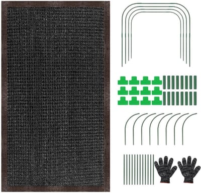 Zonnescherm voor Planten - Plantenscherm Tuin - Planten Beschermen - UV-bestendig Ademend Gaas - 200x100 cm - Groen