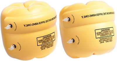 Zwembad Armbandjes - Zwembandjes Drijvers - Veilig Zwemmen Leren - Opbouw Watervertrouwen - 1 Paar - Geel