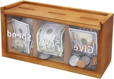 Spaarbox voor Kinderen - Veilig Geld Opslaan, Leren Geven en Sparen, Perfect voor Jongens en Meisjes