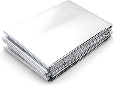 Warmtedeken van aluminiumfolie voor noodsituaties - 215 cm x 90 cm