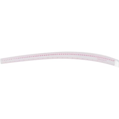Kledingmeetlat 60 cm Lang Ingebouwde Kalibratie Plastic Naaiontwerplijnlood voor Knippen