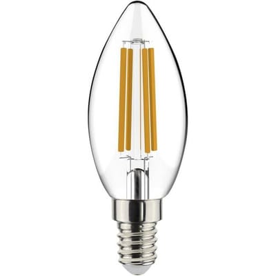 LightMe LM85931 LED-lamp Energielabel F (A - G) E14 Kaars 4.5 W = 40 W Warmwit (Ø x h) 35 mm x 97 mm 5 stuk(s)