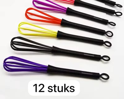 Akyol - 12 stuks verfgarde - verfgarder - random color - kapsalon - verf benodigdheden - mini garde