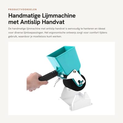 Dailygoods - Handmatige Lijmmachine met Antislip Handvat