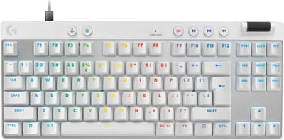 Logitech G PRO X TKL - Logitech Magnetic Analog - Linear - Gaming Toetsenbord - Zonder Numpad - Engels (US international) - Wit