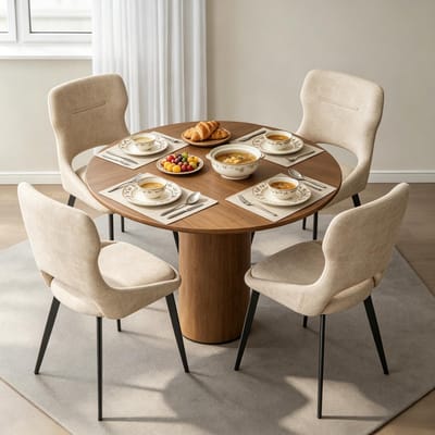 Eetkamerstoel - Onbekend - Home office vanity stoel gestoffeerd 4 stuks - kantoor, woonkamer, eetkamer - Onbekend - Onbekend