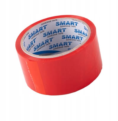 Verpakkingstape SMART Rood 48mm x 50yd - Sterk & Betrouwbaar
