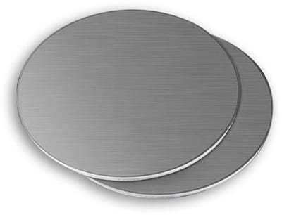 Roestvrijstalen Schijf - Ronde Plaat - Doe-het-zelf Projecten - Corrosiebestendig Materiaal - 100 mm Diameter - Zilverkleurig