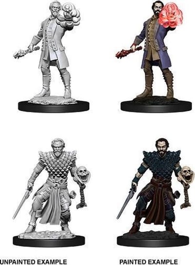 Dungeons and Dragons Miniatures - Nolzur's Marvelous - Human Male Warlock - Miniatuur - Ongeverfd