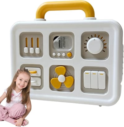 Activiteitenbord Peuter - Sensorisch Speelgoed - Motorische Vaardigheden - Verbeterde Ontwikkeling - 24.5x21.5x5 cm - Niet gespecificeerd