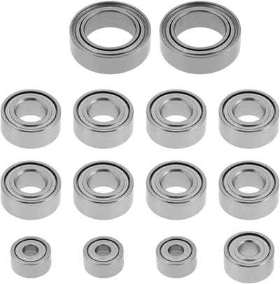 Dailygoods- Lagerset 14 Stuks - Kogellagers - Off-Road Voertuigen - Roestvrij Staal - Verbeterde Prestaties - Duurzaam en Betrouwbaar - Lagers
