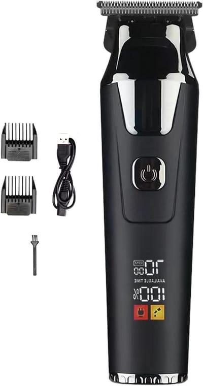 Haartrimmer Set - Tondeuse Mannen - Precisie Knippen - Ultra Stil - 10 cm - Zwart