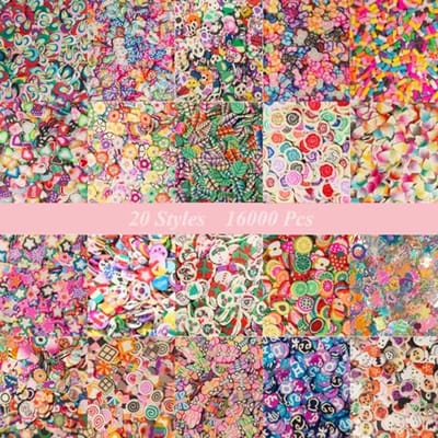 16.000 stuks kleischijven voor nagelkunst, doe-het-zelf kunsthars, en telefoondecoratie