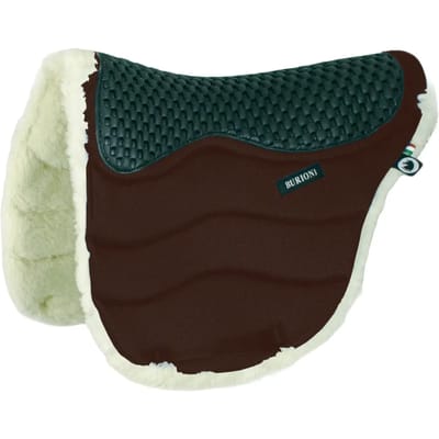 Paardenzadelpad van wol + gel Burioni