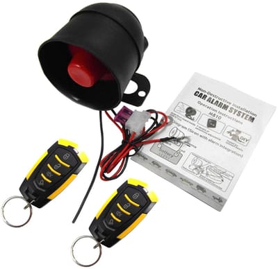 Dailygoods- Auto Alarm Draadloos - Universeel Systeem - Anti-diefstal - Beveiliging - Trillingen - Accessoire - Diefstalbeveiliging