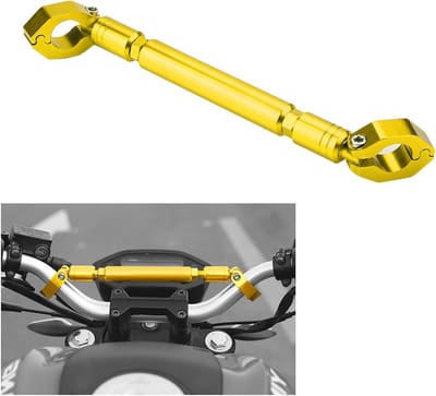 Verstelbare Aluminium Alloy Cross Bar voor Motorhandvatten - 22 mm met Versterkte Beugel, Geschikt voor ATV en Scooter Accessoires