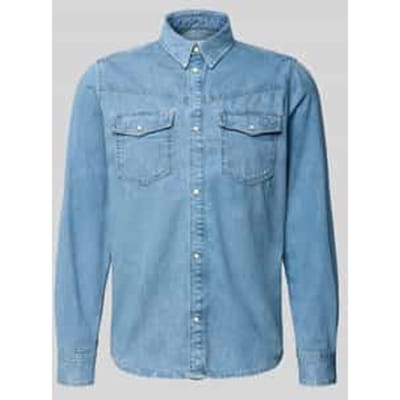 Regular fit jeanshemd van puur katoen model 'BROOKS'