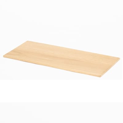 SOTECH Linero MosaiQ decoratief inzetstuk 'S' 235x106,5x4 mm eiken voor Linero Mosaiq schap grijs
