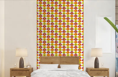 Behang - Fotobehang Retro - Design - Peer - Fruit - Breedte 120 cm x hoogte 240 cm