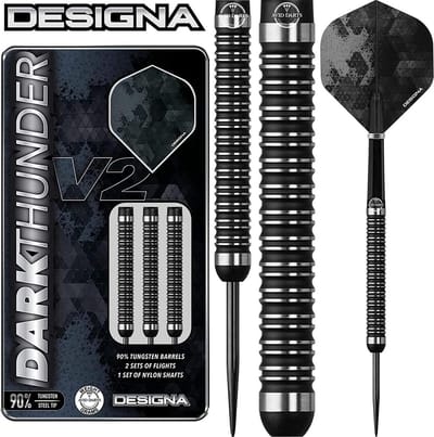 Dartpijlen 30g 90% Tungsten Steeltip Set - Professionele Grip Inclusief Vluchten en Nylon Assen