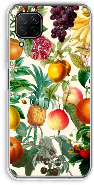 Case Company® - Hoesje geschikt voor Huawei P40 Lite hoesje - Classic Flora - Soft Cover Telefoonhoesje - Bescherming aan alle Kanten en Schermrand