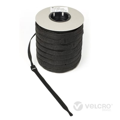 VELCRO® One Wrap® Bindband 20 mm x 230 mm, 750 stuks, vlamvertragend, zwart