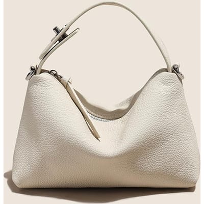 Sac à main en cuir véritable pour femme, nouveau, léger, luxueux, haut de gamme, à bandoulière gray