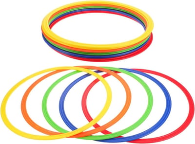 Voetbal Trainingsringen - Behendigheidscirkels - Coördinatie Oefenen - Lichtgewicht Ontwerp - 40x40cm - Diverse kleuren