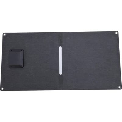 Panneau Solaire Pliable 24W 5V Chargement Efficace USB et Type-C Silicium Monocristallin Portable