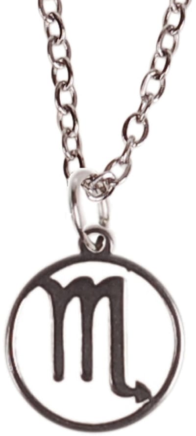 Ketting Zilverkleurig 55cm - Hangertje Sterrenbeeld RVS - Schorpioen