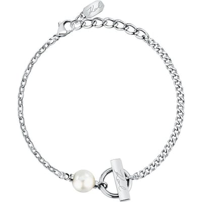 Karl Lagerfeld - KLAYR07 - Armband - Dames - PEARL - 17+3 cm