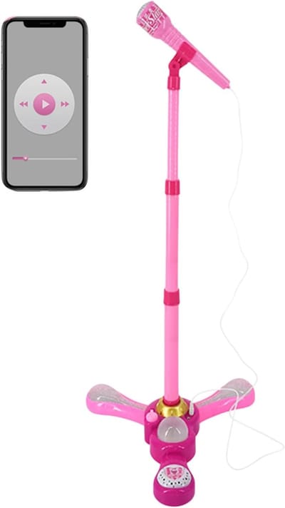 Kinder Microfoon - Karaoke Speelgoed - Muziek Maken - Dynamische Kleuren - Verstelbaar - Multicolor