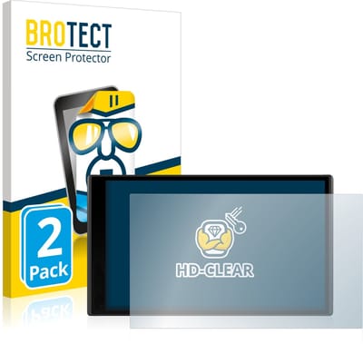 BROTECT - Screenprotector voor Garmin DriveSmart 61 LMT-D - Folie Beschermfolie transparant 2 Stuks