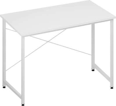 Computerbureau - Bureau - Studietafel - Ruim tafelblad - 100 cm x 75 cm x 50 cm - E1 houtmateriaal - Stabiele structuur