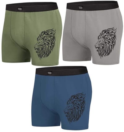 ATLAS FOR MEN - Set van 3 comfortabele boxershorts - Heren - Verkrijgbaar in grote maten - 4XL