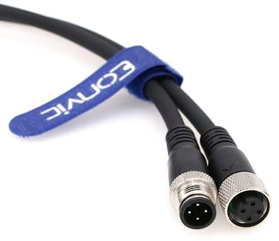 Industriële 4 Pin M12 Connector Kabel voor Sensoren - Mannelijk naar Vrouwelijk