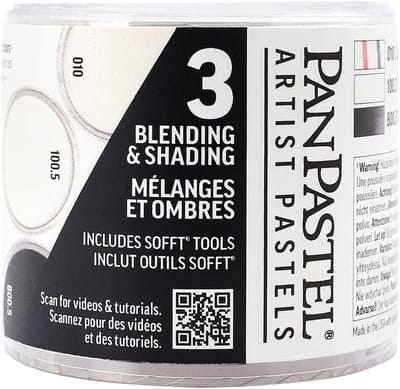 Ultra Zachte Professionele Pastelverf Set met Menggereedschap - 3 Kleuren voor Kunstenaars