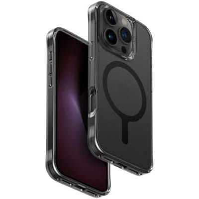 UNIQ LifePro Xtreme Étui de chargement Magclick pour iPhone 16 Pro 6,3  gris/fumé