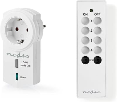 Stekker schakelaar met afstandsbediening - IP20 - 3600 Watt
