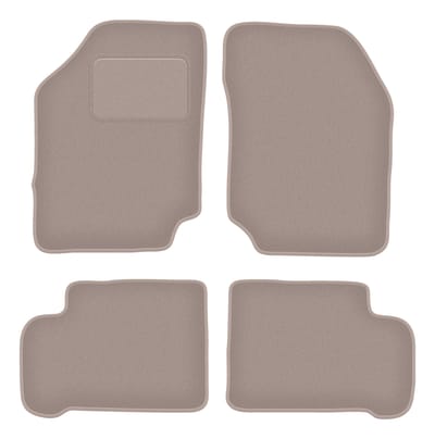 Beige veloursmatten voor: Nissan 100NX coupé, targa (1990-1995)