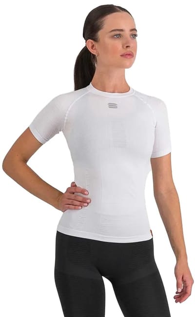 Sportful 2nd Skin Korte Mouwen Basislaag Wit S-M Vrouw