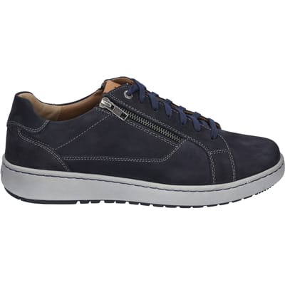 Josef Seibel - DAVID 07 - Vrije tijdsschoenenHeren veterschoenHeren sneakersCasual - Kleur: Blauw - Maat: 40