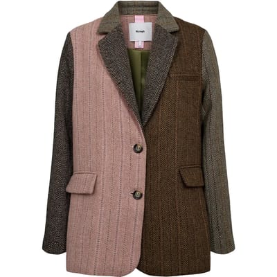 Vrouwenblazer met chevronpatroon Nümph Nuavey