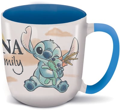 Disney Lilo and Stitch Ohana Elite porseleinen mok 400 ml (14 oz) in Cadeaudoos