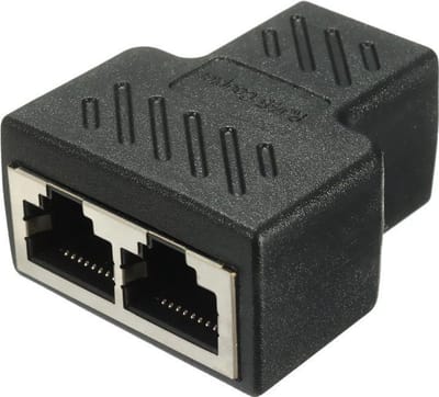 RJ45 Splitter 1 naar 2 Netwerk Adapter - Connector - LAN splitter