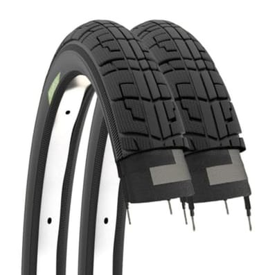 2 Verkeersbanden 12 1/2 x 1.75 - Geschikt voor Jongensfiets, Stadsfiets en MTB