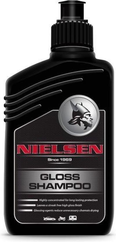Nielsen Autopoetsmiddelen Gloss Shampoo - reinigt, beschermt en geeft diepe glans